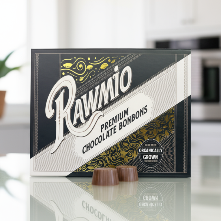 Rawmio 70% Dark Chocolate Bonbons, 6ea