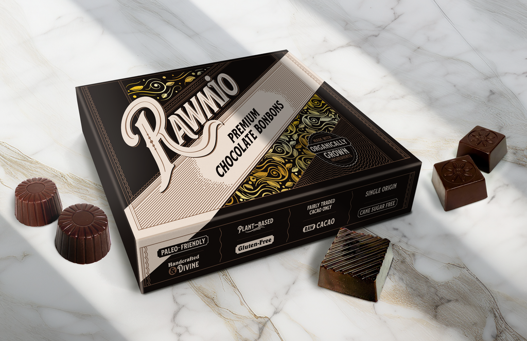 Rawmio 70% Dark Chocolate Bonbons, 6ea